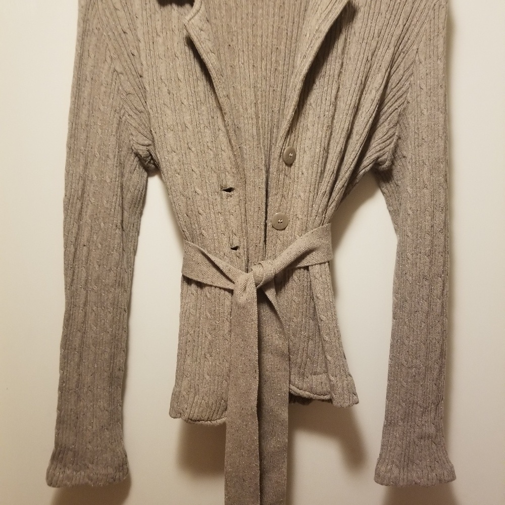 Tan Ribbed Sweater - Picture 2 of 2